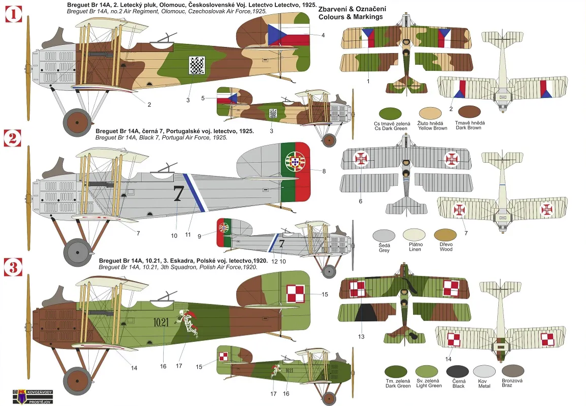 Kovozavody Prostejov KPM0320 Breguet Bre-14A &amp;quot;International&amp;quot; 1/72 – image 2