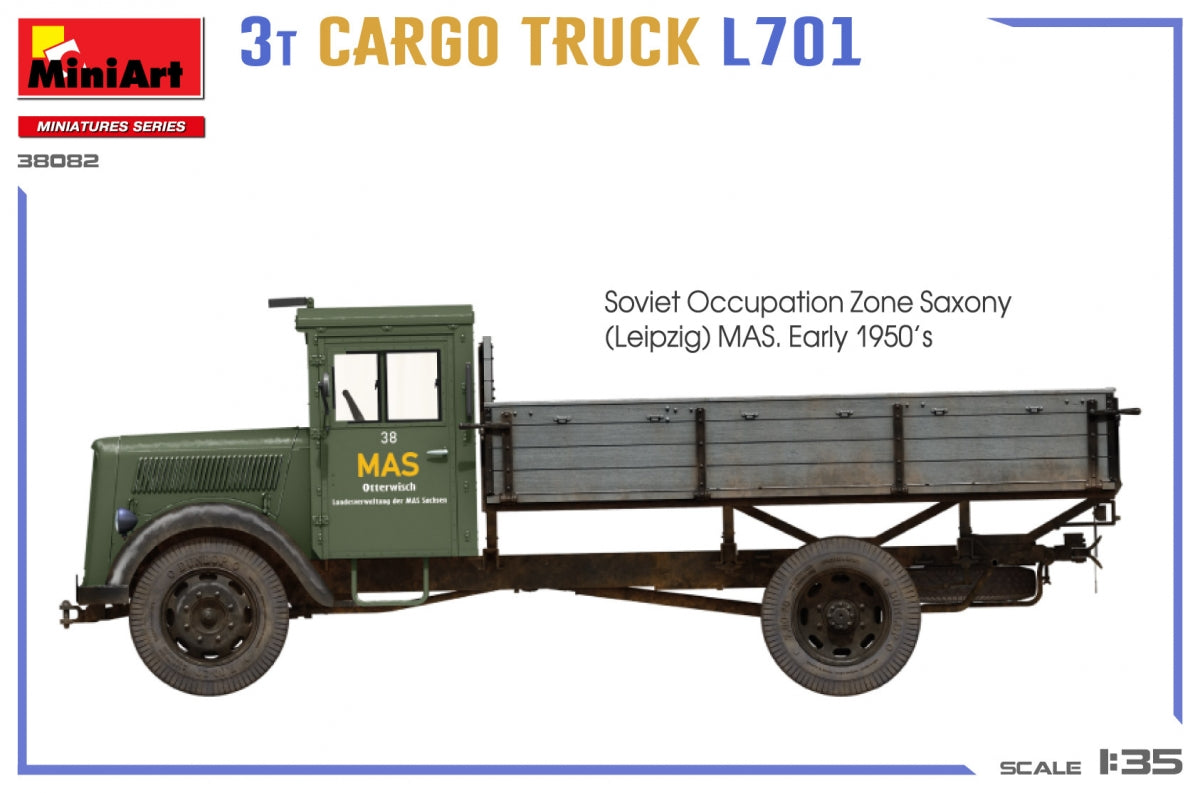 MiniArt 38082 3T CARGO TRUCK L701 1/35 – image 7