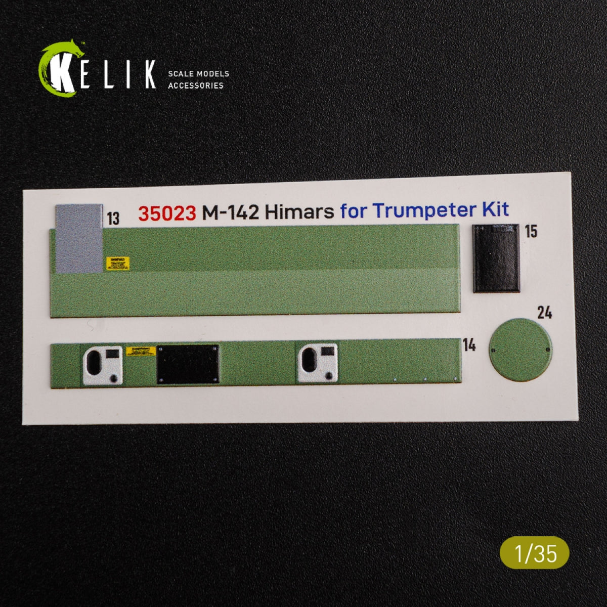 KELIK K35023 M142 HIMARS - Interior 3D Decal and classic Decal for Trumpeter kit 1/35 – Bild 2
