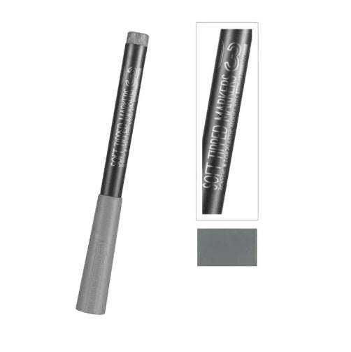 DSPIAE MK-03 Gray Soft Tipped Marker Pen
