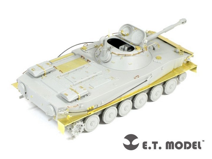 ET Model E35-081 Russian PT-76B Light Amphibious Tank (For TRUMPETER 00381) (1/35) – obrázek 3
