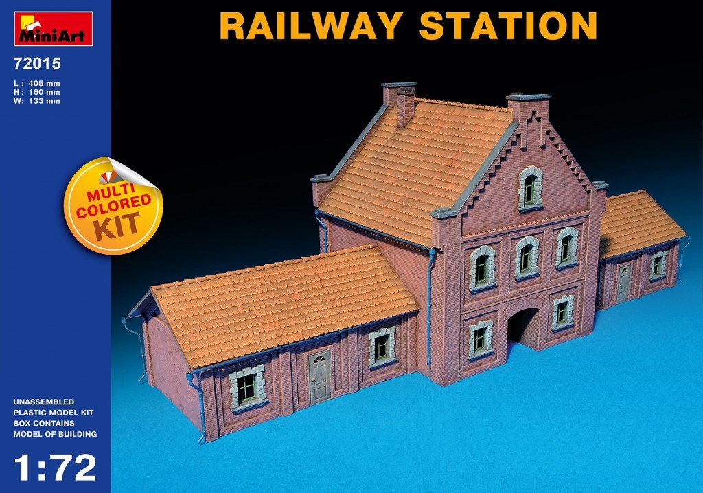 MiniArt 72015 GARE FERROVIAIRE 1/72 