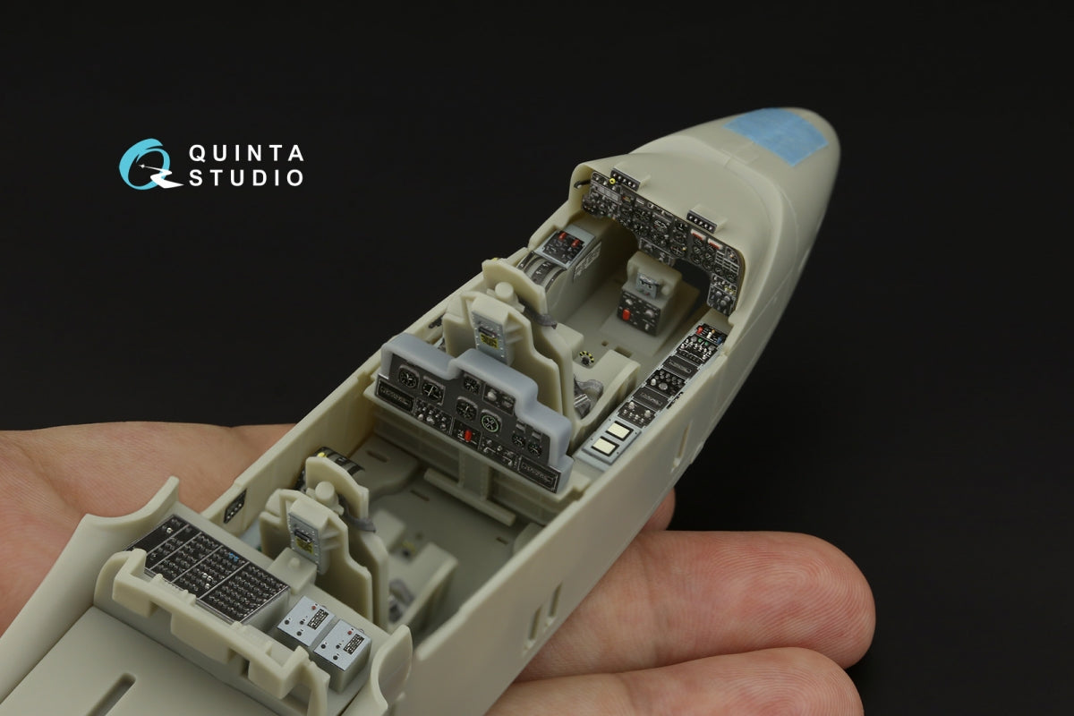 Quinta Studio QD32078 OV-10A (USN version) 3D-Printed &amp;amp; colored Interior on decal paper (KittyHawk) 1/32 – Bild 11
