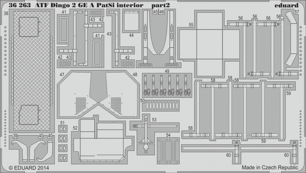 Eduard 36263 ATF Dingo 2 GE A PatSi interior REVELL 1/35 – Bild 2