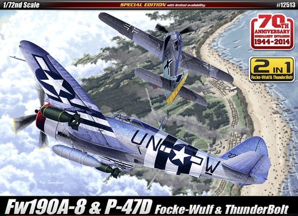 Academy 12513 Fw190A-8 &amp;amp; P-47D (1/72)