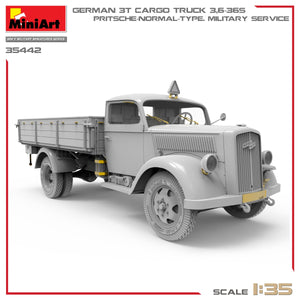 Miniart 35442 GERMAN 3T CARGO TRUCK 3.6-36S. PRITSCHE-NORMAL-TYPE. MILITARY SERVICE 1/35 – imagen 3