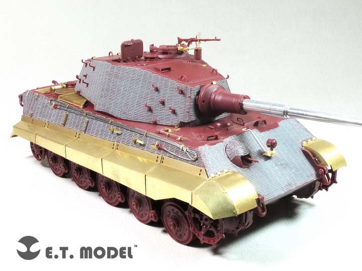 ET Model EA35-121 WWII German King Tiger Fender &amp;amp; Side Skirts For Meng Kit 1/35 – image 2