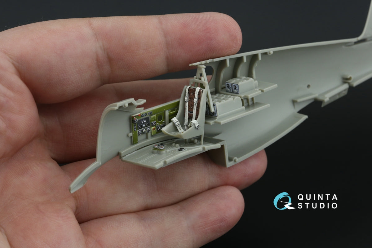 Quinta Studio QD48473 P-51A 3D-Printed colored Interior on decal paper (Accurate Miniatures/Academy) 1/48 – Bild 9