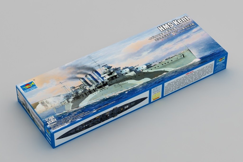 Trumpeter 06735 HMS Kent 1/700 – image 2