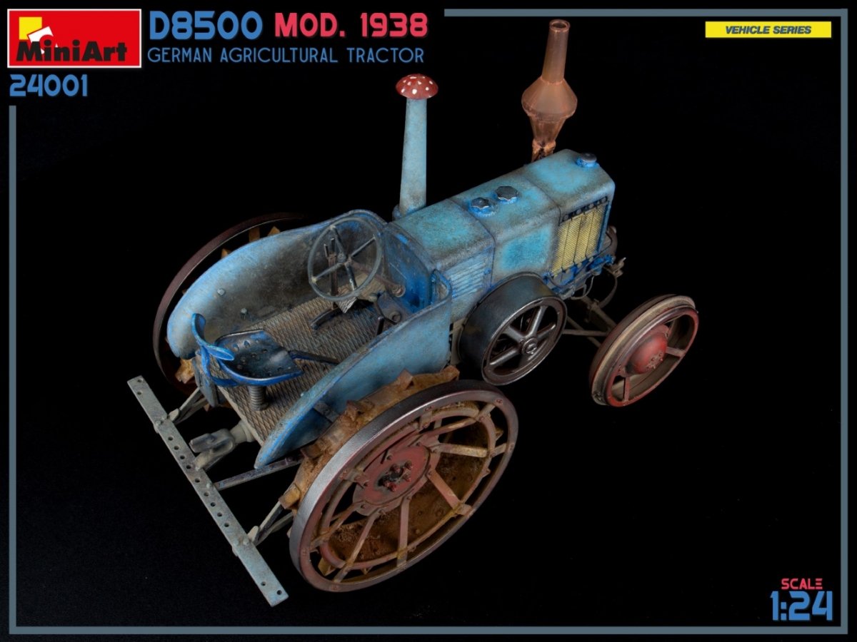 MiniArt 24001 GERMAN AGRICULTURAL TRACTOR D8500 MOD. 1938 1/24 – image 16