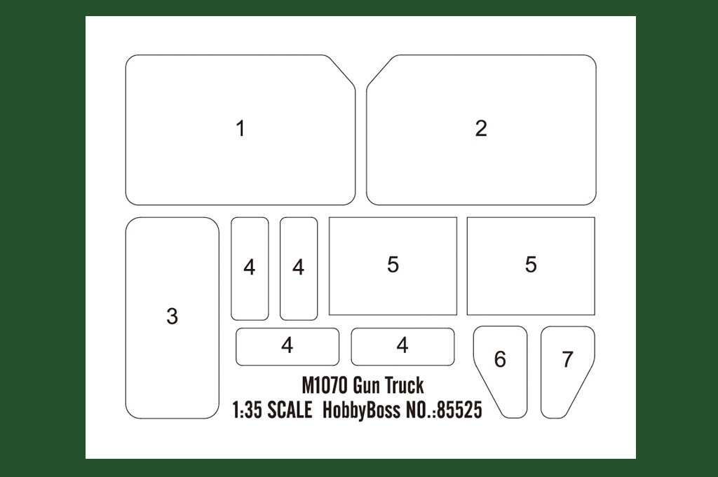 Hobby Boss 85525 M1070 Gun Truck 1/35 – Bild 18