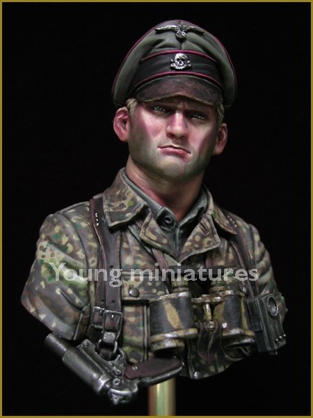 Young Miniatures YM1831 German Waffen SS Officer 1944 1/10 – Bild 7