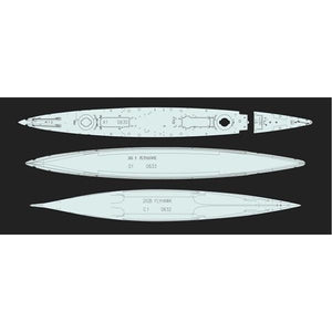 FlyHawk Model FH1168S German Heavy Cruiser Admiral Scheer 1940 ( Deluxe Edition) 1/700