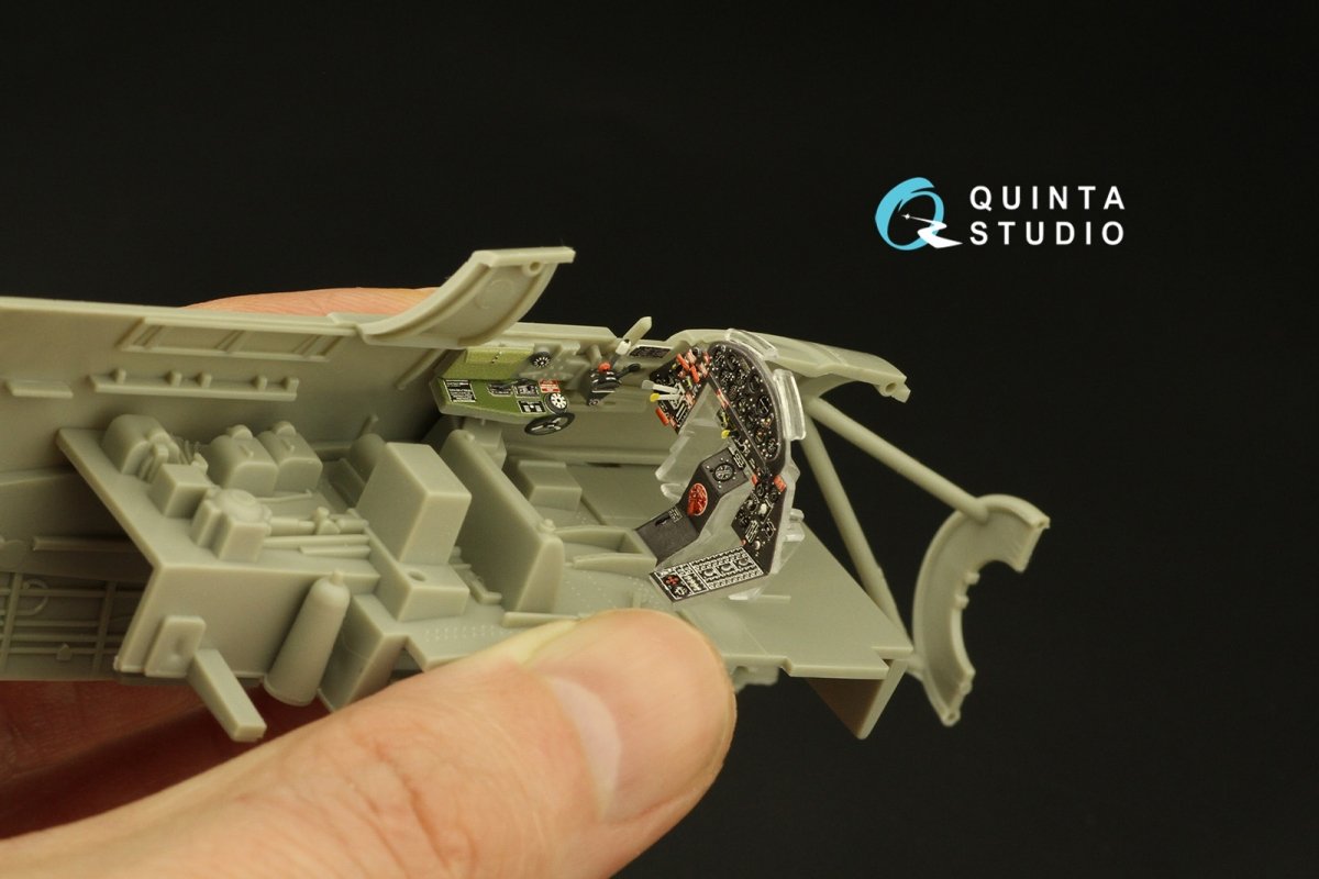Quinta Studio QD48359 TBF-1 Avenger 3D-Printed &amp;amp; colored Interior on decal paper (Academy) 1/48 – obrázek 10