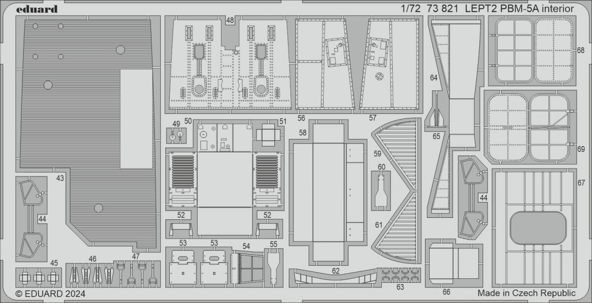 Eduard 73821 PBM-5A interior ACADEMY 1/72 – image 3