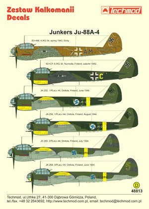 Techmod 48813 - Junkers Ju 88A-4 1/48 – imagen 2