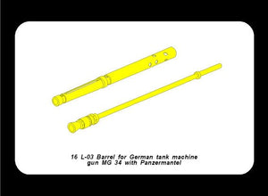 Aber 16L-03 Turned barrel for German tank machine gun MG34 1/16 – Bild 5