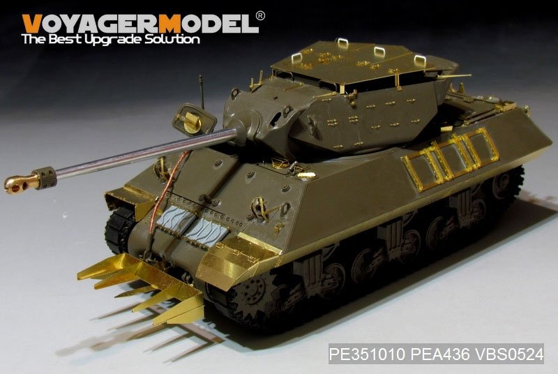 Voyager Model PEA436 WWII US M10 IIC Achilles Tank Destroyer Turret Amours (For TAMIYA 35366/AFV AF35039) 1/35 – obrázek 2
