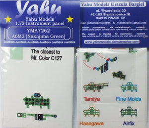 Yahu YMA7262 A6M2 Nakajima Green (Tamyia / Airfix / Hasegawa / FM) 1/72