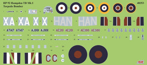 ICM 48353 HP.52 Hampden TB MK. I 1/48