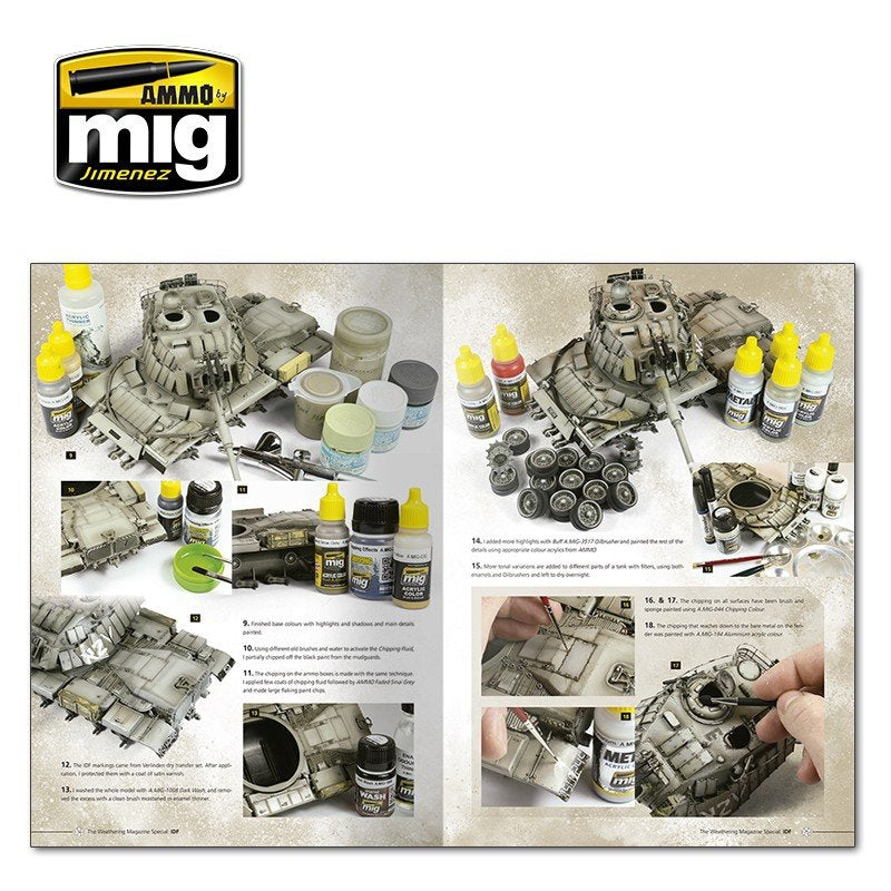 Ammo of Mig Jimenez 6128 TWMS - HOW TO PAINT IDF TANKS - WEATHERING GUIDE (English) – obrázek 8
