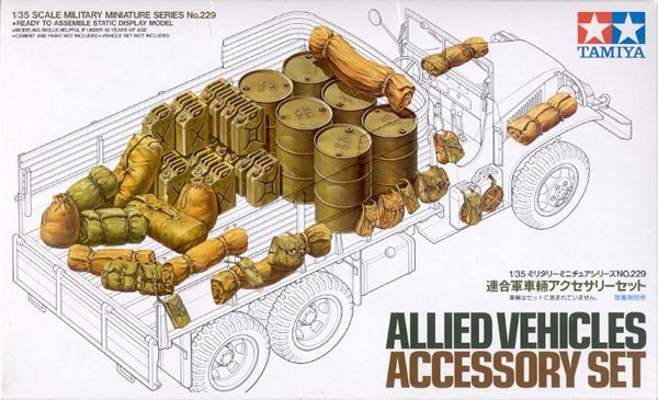 Tamiya 35229 Allied Vehicles Accessory Set 1/35