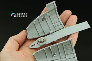 Quinta Studio QD32236 Boeing B-17E/F Navigator, bombardier, waist and tail gunners compartments. 3D-Printed colored Interior (HK models) 1/32 – obrázek 5