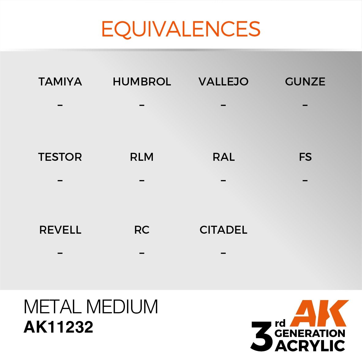 AK Interactive AK11232 METAL MEDIUM – AUXILIARY 17ml – image 3