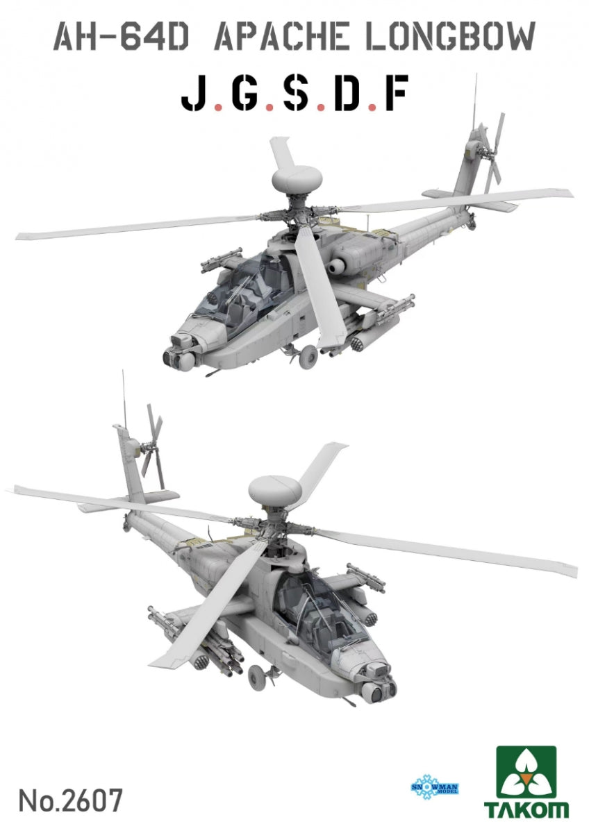 Takom 2607 AH-64D Apache Longbow Attack Helicopter JGSDF 1/35 – immagine 2