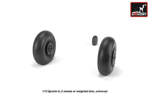 Armory Models AW72055 Iljushin IL-2 Bark early type wheels w/ weighted tires 1/72 – image 2