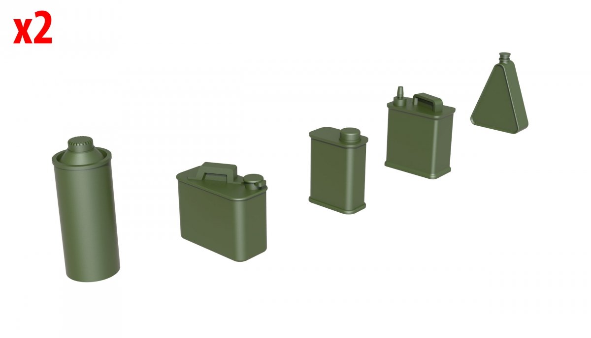 MiniArt 35595 OIL &amp;amp; PETROL CANS 1930-40s (1/35) – image 5
