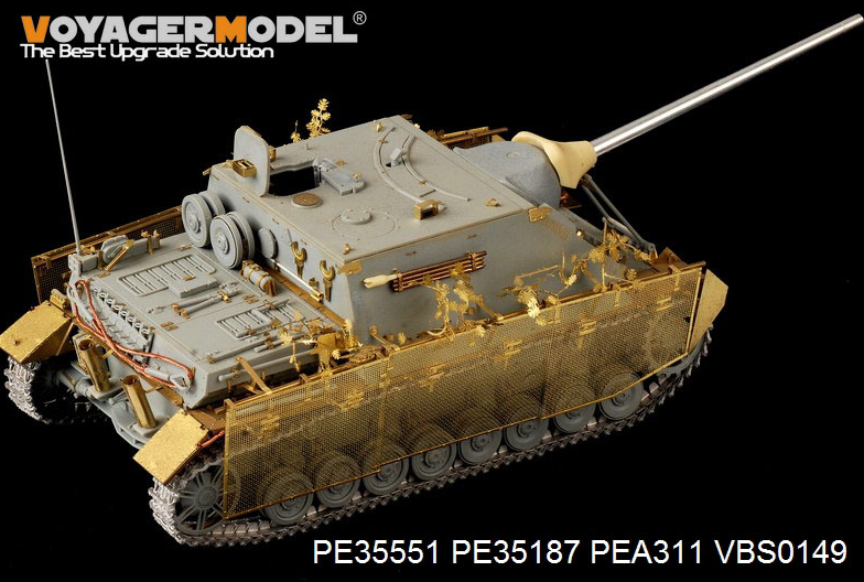 Voyager Model PEA311 WWII German Jagdpanzer IV/70(A) &amp;quot;Thoma shields&amp;quot; wire mesh schürzen For DRAGON 6082 6689/TRISTAR KIT 35048 1/35 – image 3