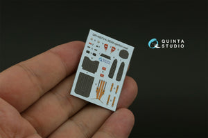 Quinta Studio QD+48480 Su-17M4/Su-22M4 3D-Printed &amp;amp; colored Interior on decal paper (Hobby Boss) (with 3D-printed resin parts) 1/48 – image 5