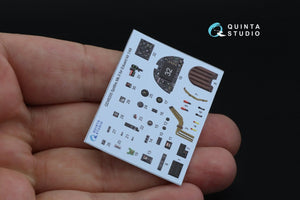 Quinta Studio QD48205 Spitfire Mk.II 3D-Printed &amp;amp; colored Interior on decal paper (Eduard) 1/48 – image 9