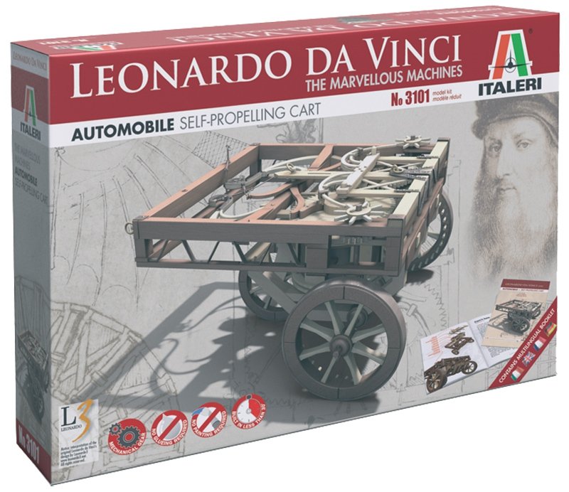 Italeri 3101 Leoanardo Da Vinci marvelous machine-Self Propelled Charriot