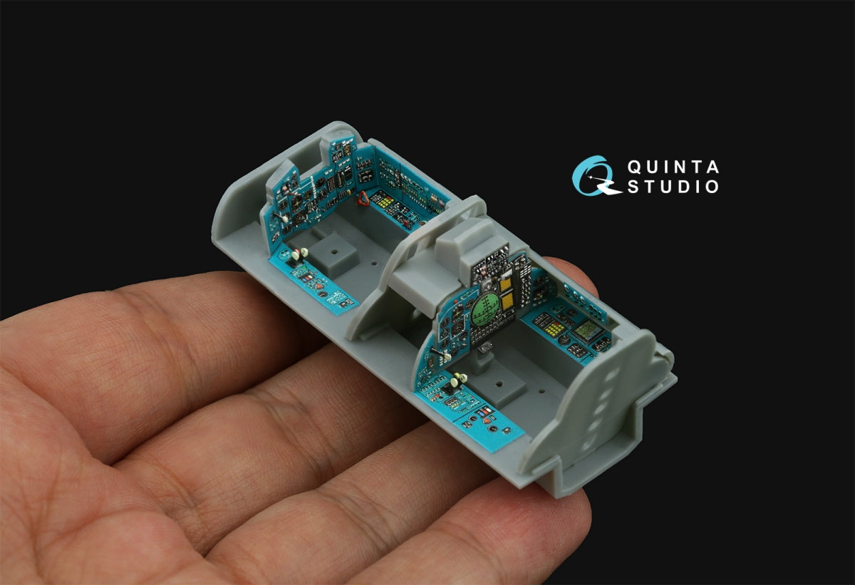 Quinta Studio QD48504 MiG-31B 3D-Printed &amp;amp; colored Interior on decal paper (Hobby Boss) 1/48 – obrázek 9