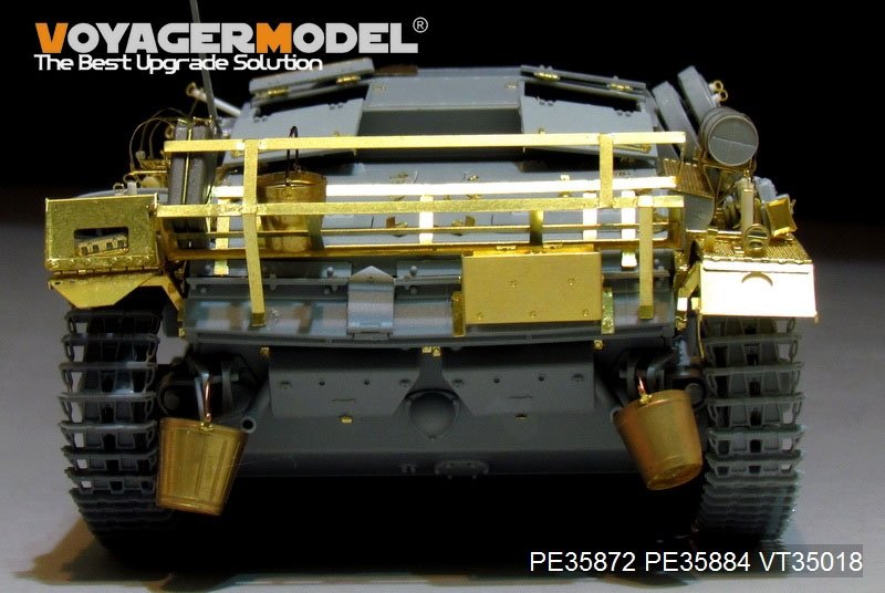Voyager Model PE35872 WWII German StuG.III Ausf.C/D Africa troop Basic for DRAGON 1/35 – image 4