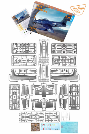 Clear Prop! CP4801 A2D-1 Skyshark ADVANCED KIT 1/48 – image 3