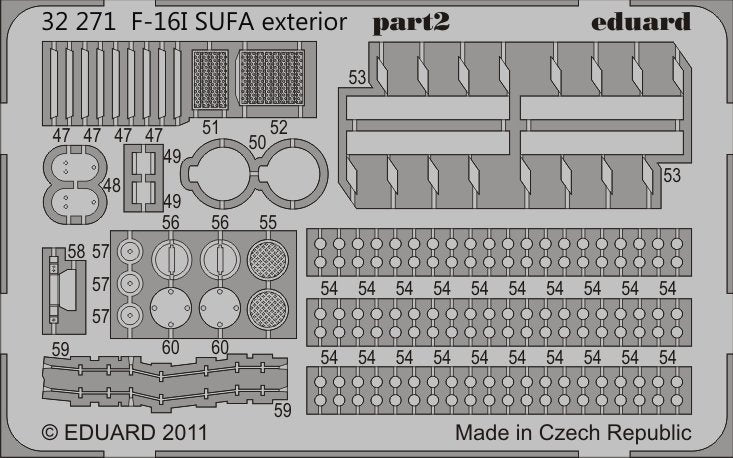 Eduard 32271 F-16I SUFA exterior ACADEMY 1/32 – image 2