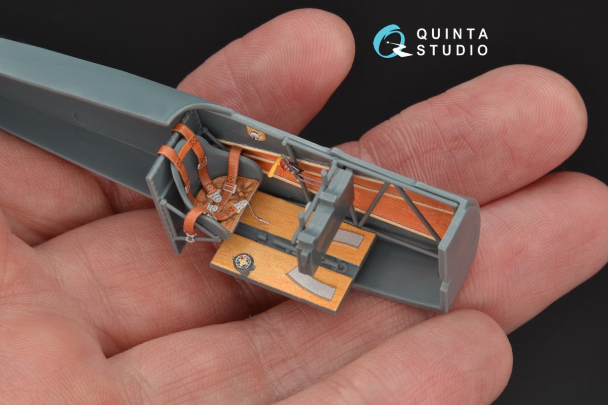 Quinta Studio QD48158 Fokker Dr.1 3D-Printed &amp;amp; coloured Interior on decal paper (for Eduard kit) 1/48 – zdjęcie 4