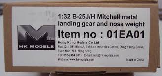 HK Models 01EA01 B-25H/J Mitchell Landing Gear &amp;amp; Weight (for HK Models B-25) 1/32 – Bild 2