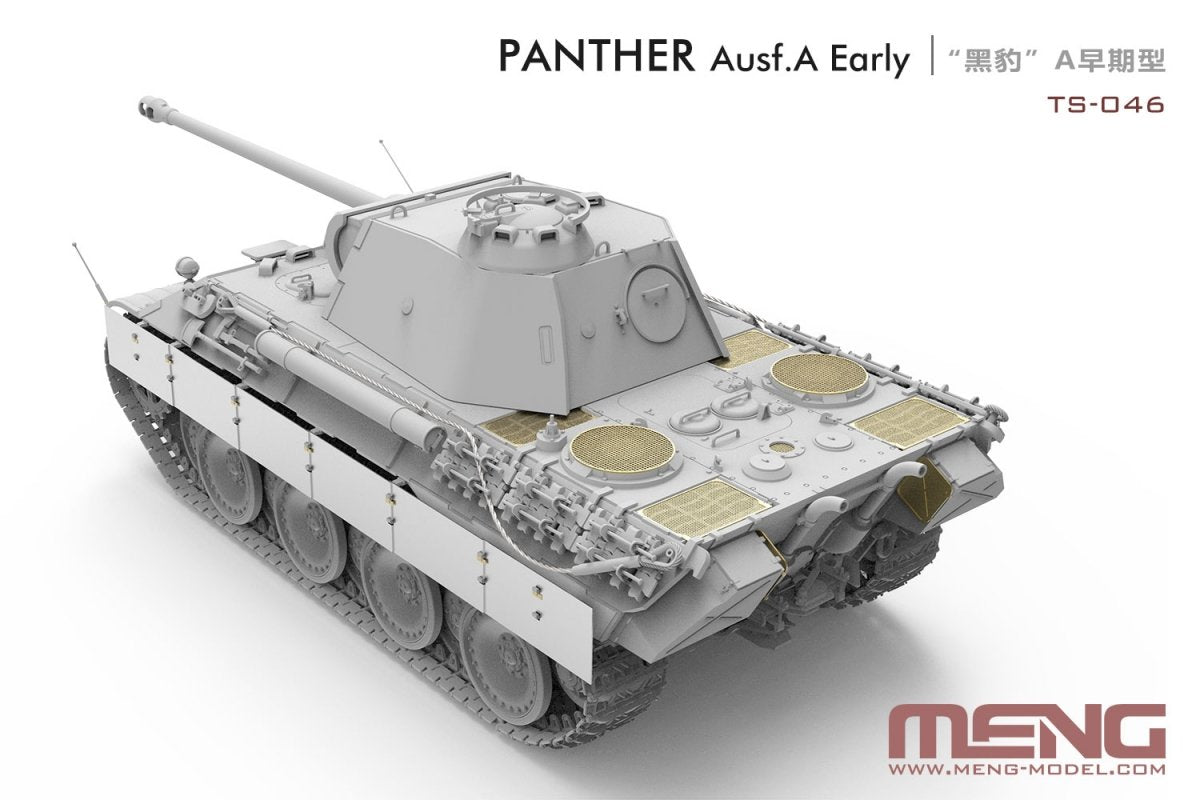 Meng Model TS-046 German Medium Tank Sd.Kfz. 171 Panther Ausf. A Early 1/35 – obrázek 4