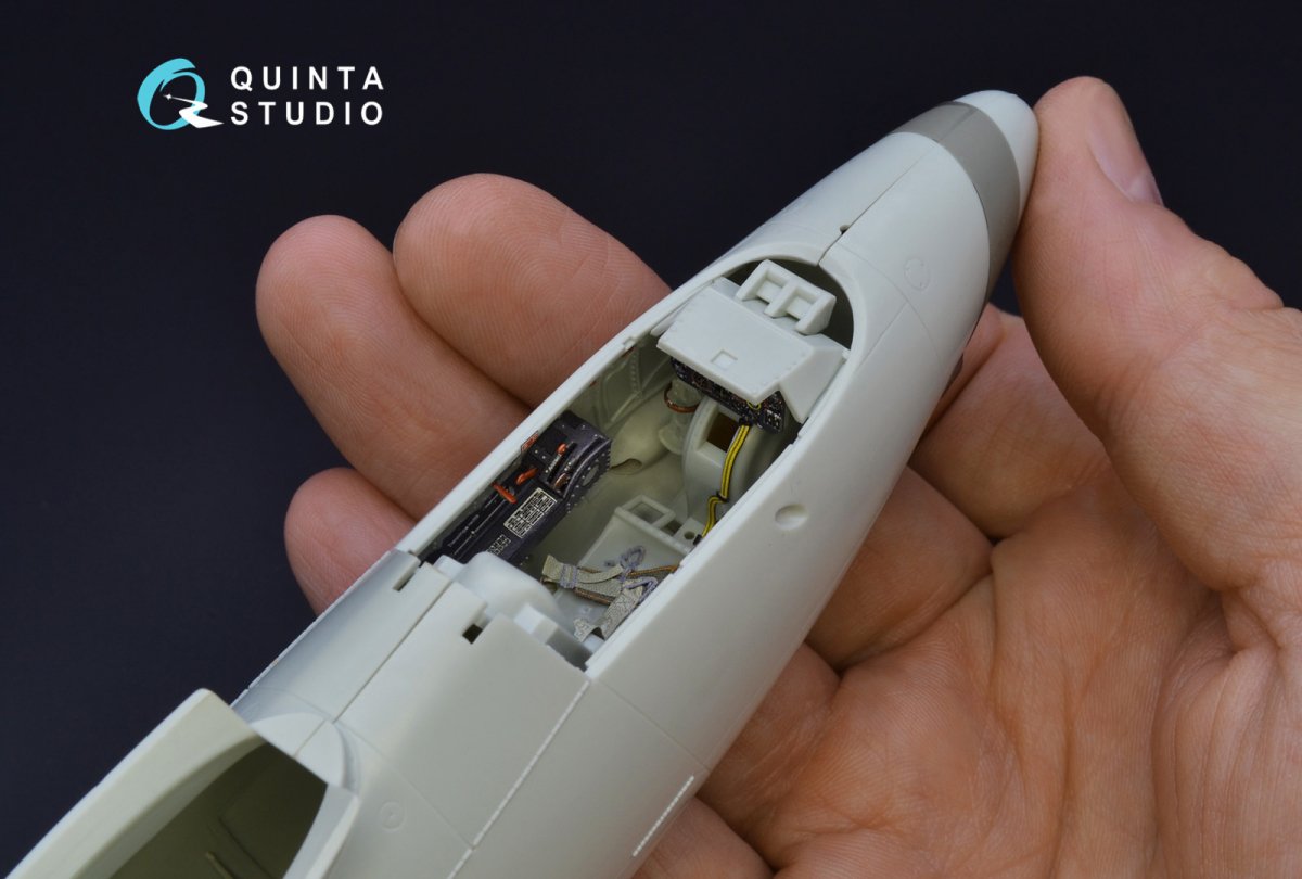 Quinta Studio QD32075 He 162 3D-Printed &amp;amp; colored Interior on decal paper (for Revell kit) 1/32 – image 6