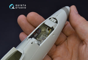 Quinta Studio QD32075 He 162 3D-Printed &amp;amp; colored Interior on decal paper (for Revell kit) 1/32 – image 6