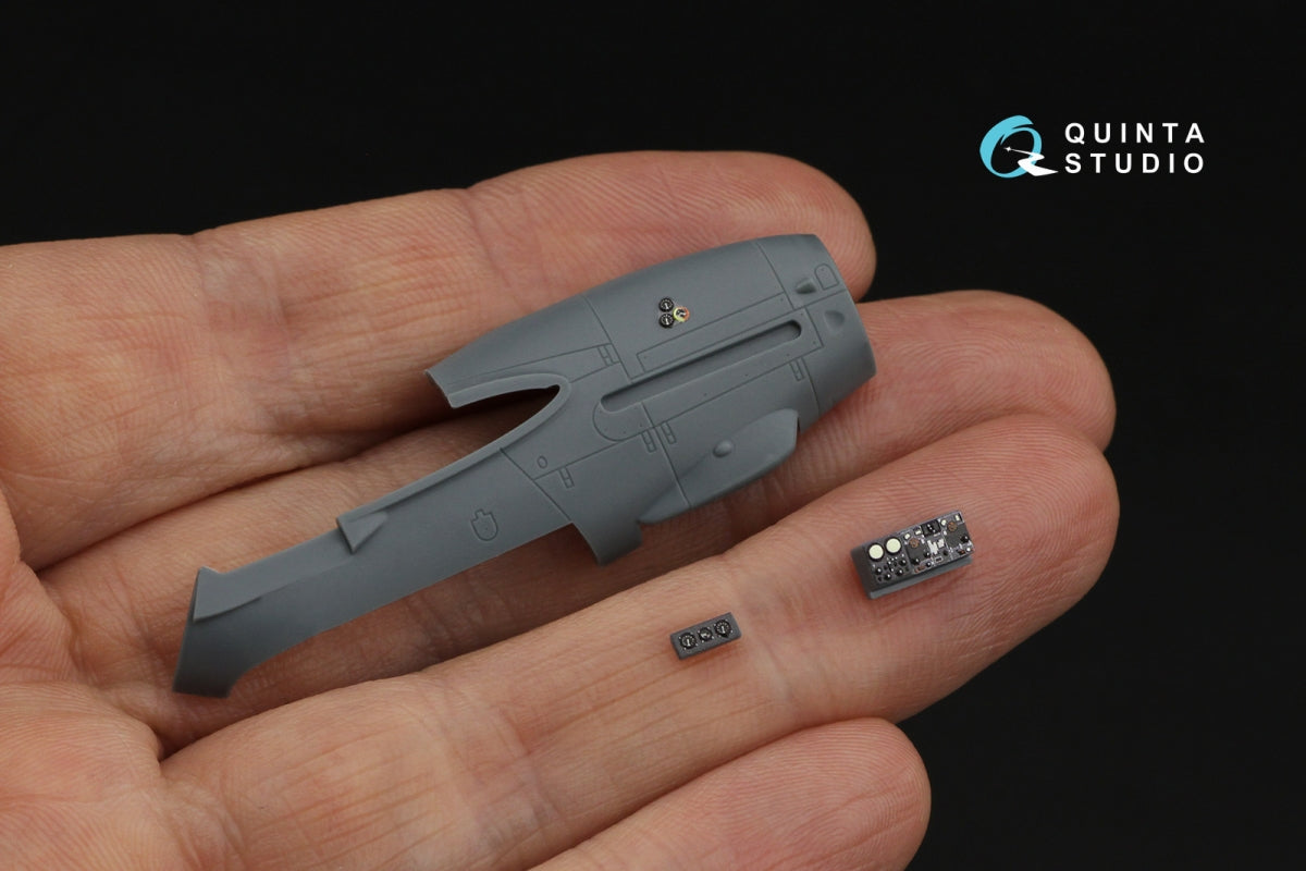 Quinta Studio QD72188 Bf 110G2/4 3D-Printed &amp;amp; colored Interior on decal paper (Eduard) 1/72 – Bild 9