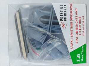 Point of no Return 3522010 Station benches and trash cans 1/35 – image 2