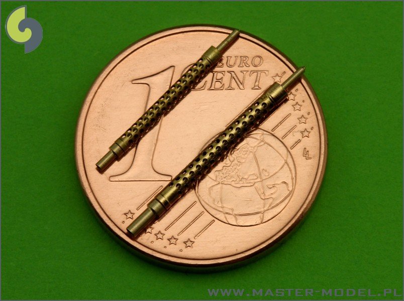 Master AM-48-054 Italian machine gun Breda SAFAT 12.7mm barrels (2pcs) (1/48) – Bild 3