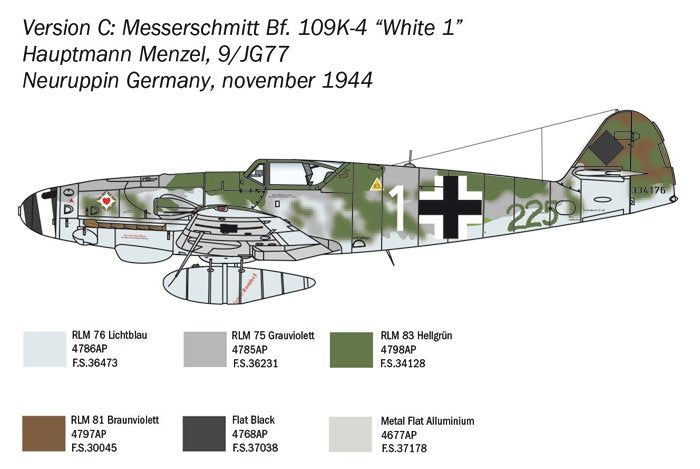 Italeri 2805 Bf 109 K-4 1/48 – Bild 7
