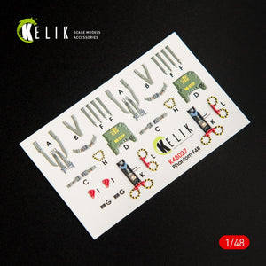 KELIK K48027 F-4B INTERIOR 3D DECALS FOR TAMIYA KIT 1/48 – image 5