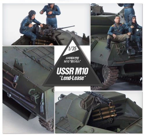 Academy 13521 USSR M10 Lend Lease 1/35 – immagine 6